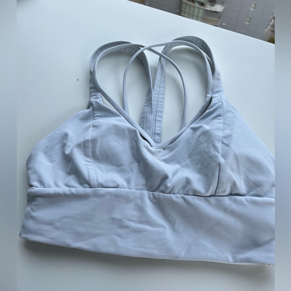 Sport bra lululemon white